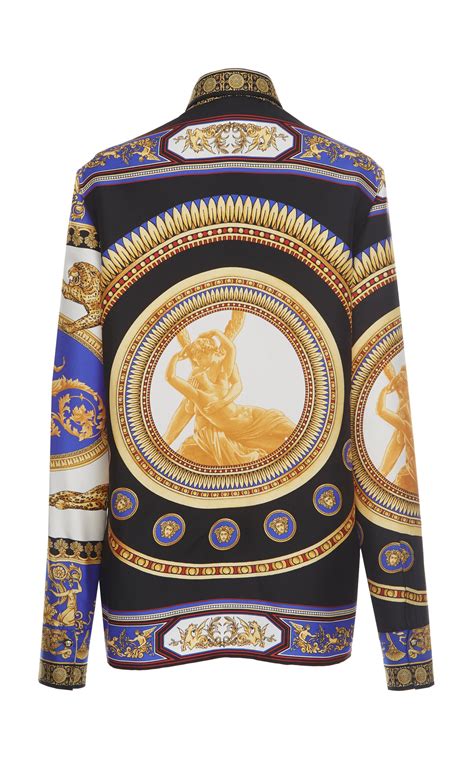 versace collection dress shirts sizing|versace long sleeve t shirts.